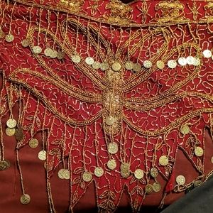 Beautiful belly dancing hip skirt